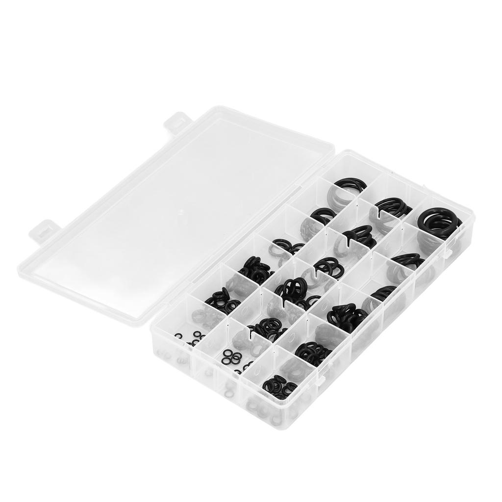 225PcsSet NBR O Ring Assortment Sealing Gasket Washers for Automobiles Hydraulic Pneumatics