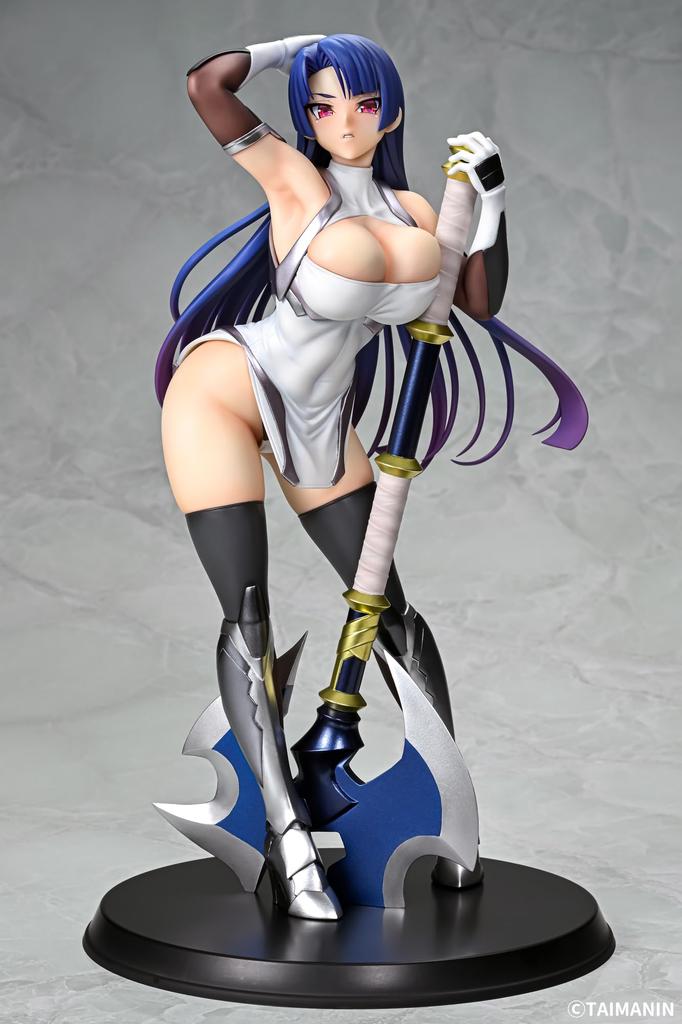 Taimanin RPGX Pale Young Purple Yatsumurasaki Scale PVC Painted Complete Figure Q-six 1/6 -