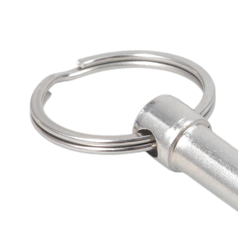 Förpackning med 10 Snabbkopplingspinnar i Kolstål 8x60mm Kulanordning Låspinnar för Enkel Användning