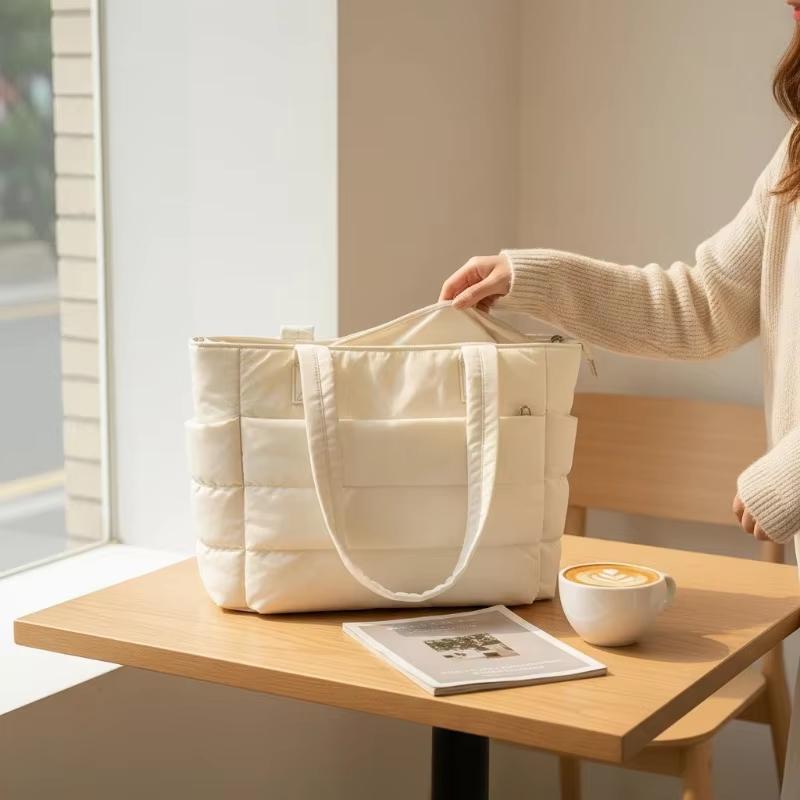 Women'S Handbag Lightweight And Fluffy Suitable For Travel Work Beach Gym And Shopping