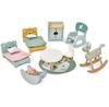 Wooden Furniture for a Dollhouse Tender Leaf Toys Children's Room