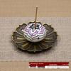 Ceramic Japanese-Style Incense Tray & Holder - Two-in-One Backflow and Stick Holder Ornament