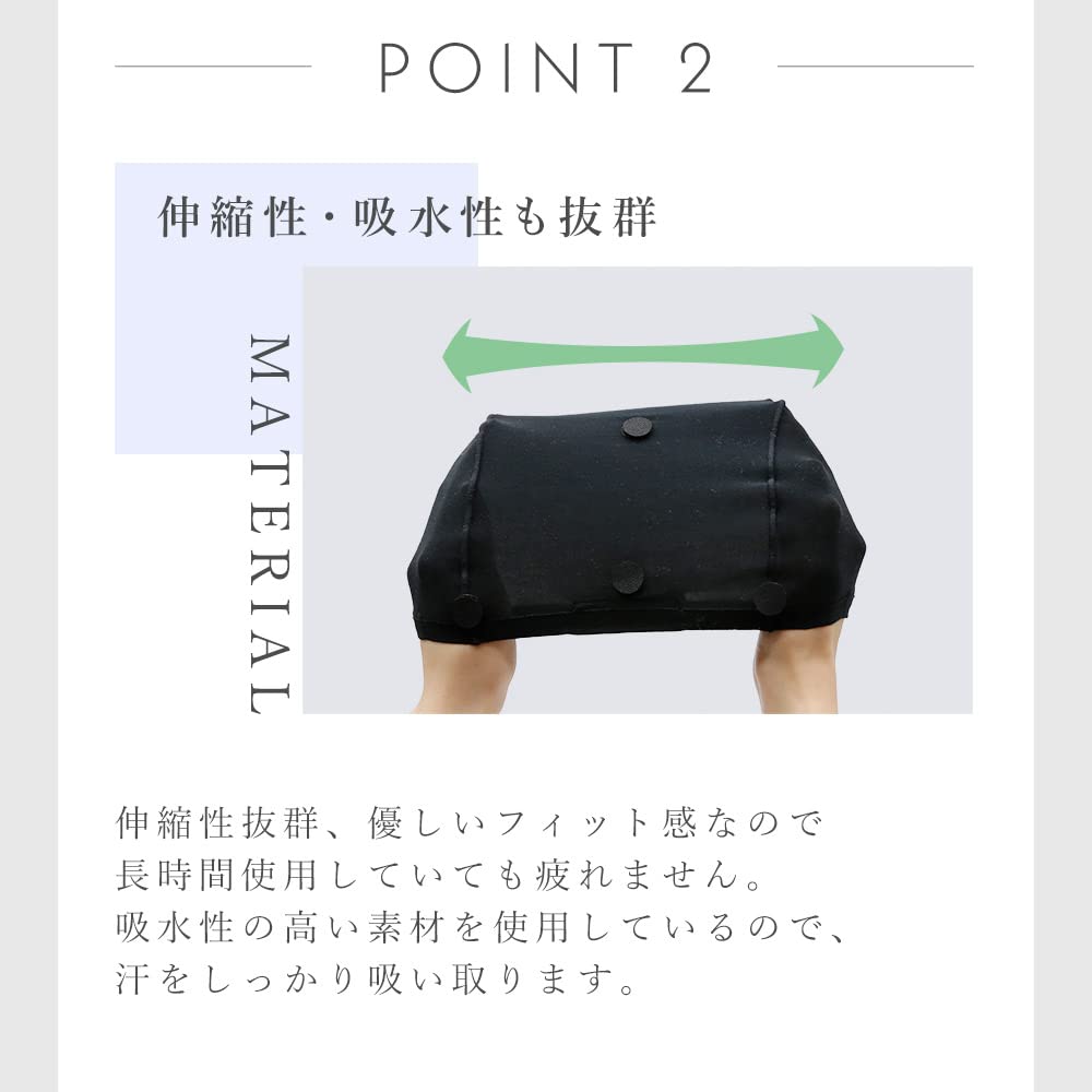 AQUADOLL Premium Wig, Medical Grade, with Non-Slip Inner Cap, Skin-Friendly, Size M (wgn040M)