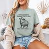 Capybara Cowboy Shirt, Retro Sarcastic Western Tee, Comfort Colors Ivory