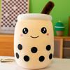 22-70cm Giant Size Bubble Tea Plushies Squishy Milk Tea Boba Pillow Peluche Ice Cream Fruits Juice Drink Bottle Prop Decor Gift