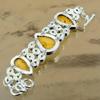 Natural Brecciated Mookaite 925 Silver Chain Adjustable Bracelet For Women