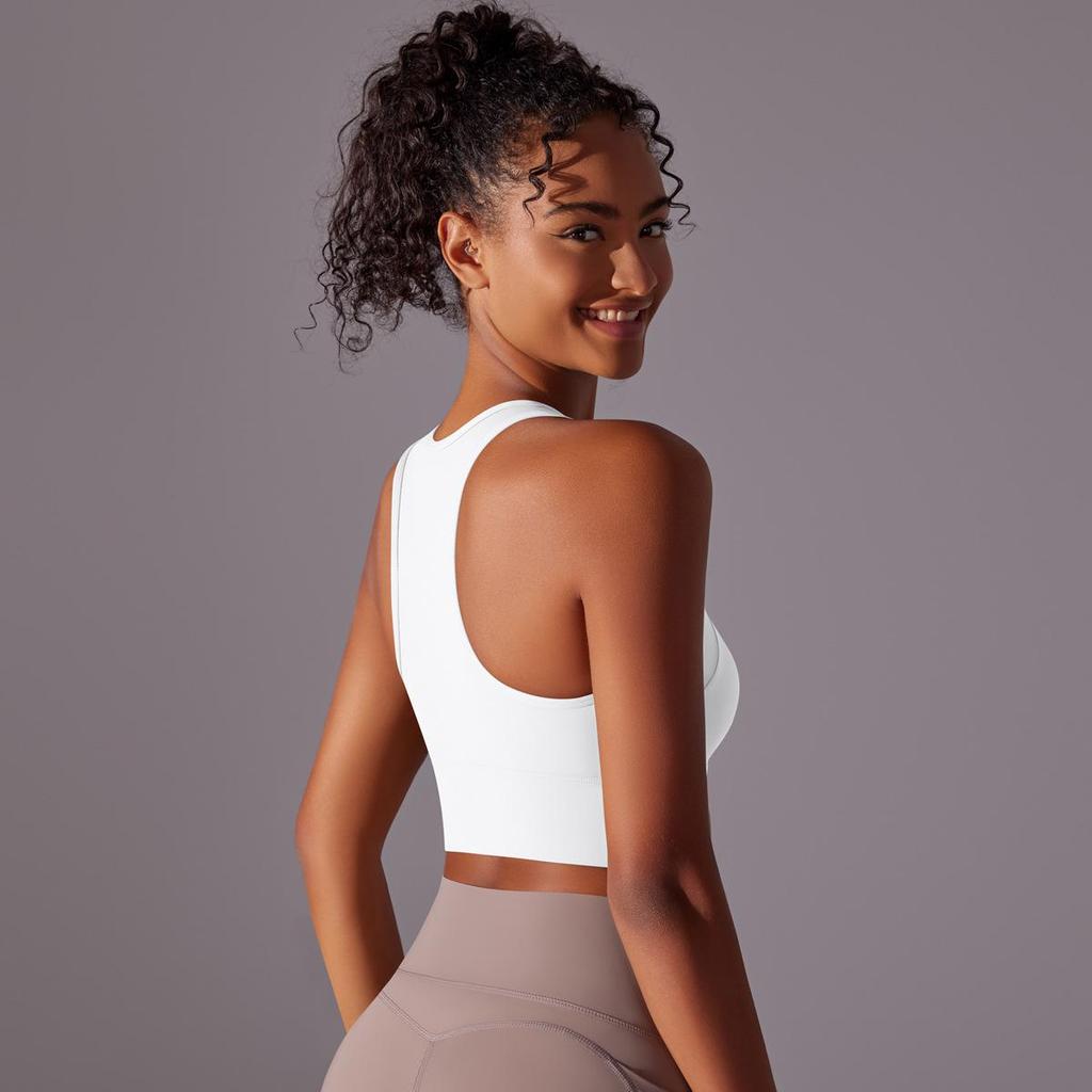 Damen Schlankmachender Sport-BH - Einteilige Kurvenpassform für Yoga und Fitness