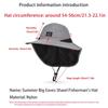 Big Brim Shawl Kids Sunscreen Hat Neck Ear Cover Kids Beach Caps Children's Summer Hat  Girls Boys