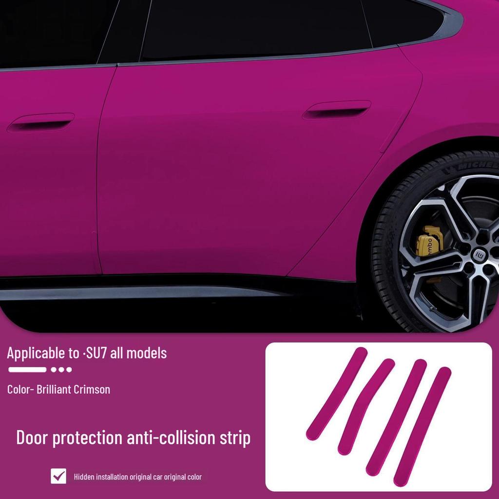 Xiaomi SU7 Car Door Anti-Collision & Scratch Protection Strip - Decorative Car Sticker Accessory