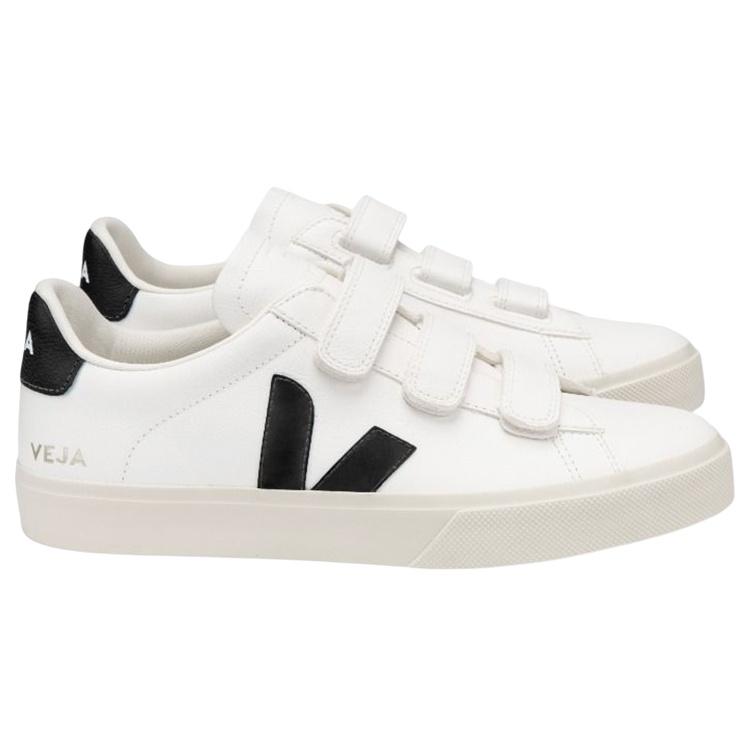Veja Recife Low-Top Sneakers 'White Black' Unisex RC0502790A