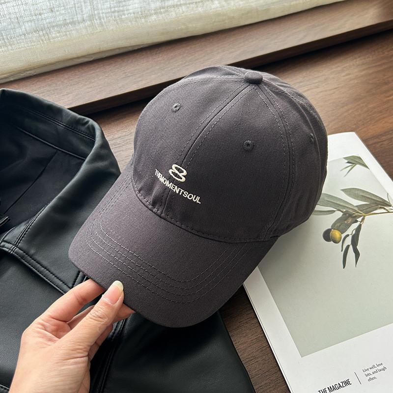 Cotton Baseball Cap With Embroidered Letters For Casual Men Women Summer Sun Protection