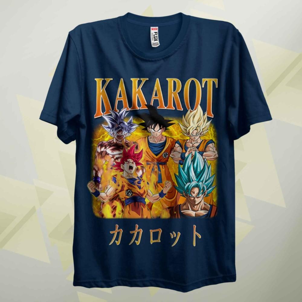 Goku T Shirt DBZ Super Saiyan KAKAROT Vintage Anime Shirt Anime Lover DRAGONBALL