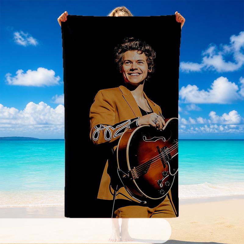Harry Styles Beach Towel, Soft Large Absorbent Towel For Beach Swimming Pool Travel Vacation