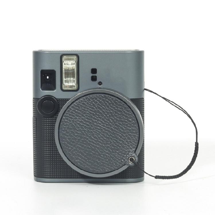 Einfache Installation Leder-Objektivabdeckung Anti-Drop-Riemen Kleberückseite Leichtes Design für Mini41 Kamera Zubehör