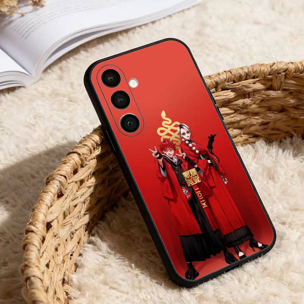 Gokurakugai Alma And Tao Phone Case For Samsung Galaxy A91,80,73,72 ,71,53,52,32 ,31,22,21s,20,Soft Black Case