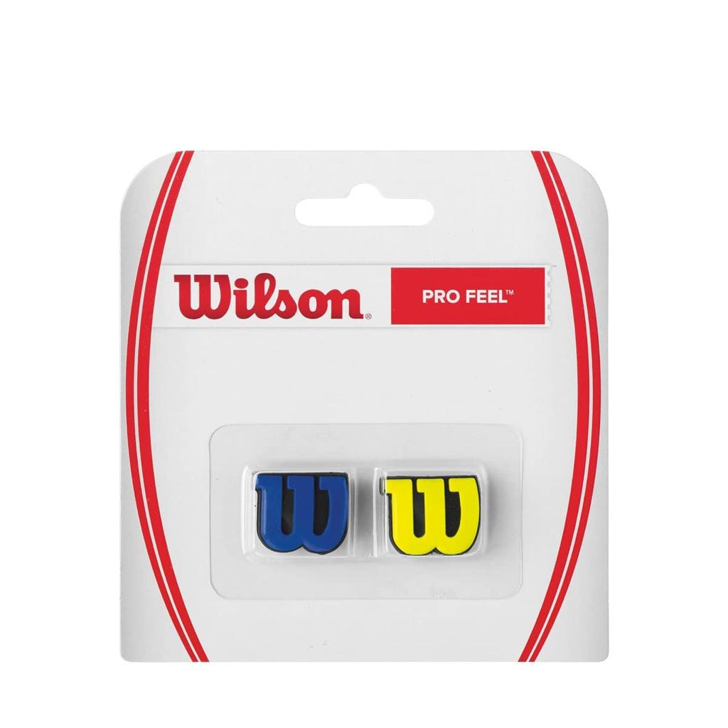 Wilson Tennis Anti-Vibration PRO FEEL (Profile) 2 Pieces Blue/Yellow WRZ537700