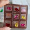 Portable 3x3 Puzzle Mold Game Playing Molds Silicone Texture for Training Thinking and Reaction In Children and Adults