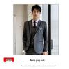 Unisex British College-Style Suit Jacket & Pleated Skirt Set: Stylish, Professional JK Uniform.