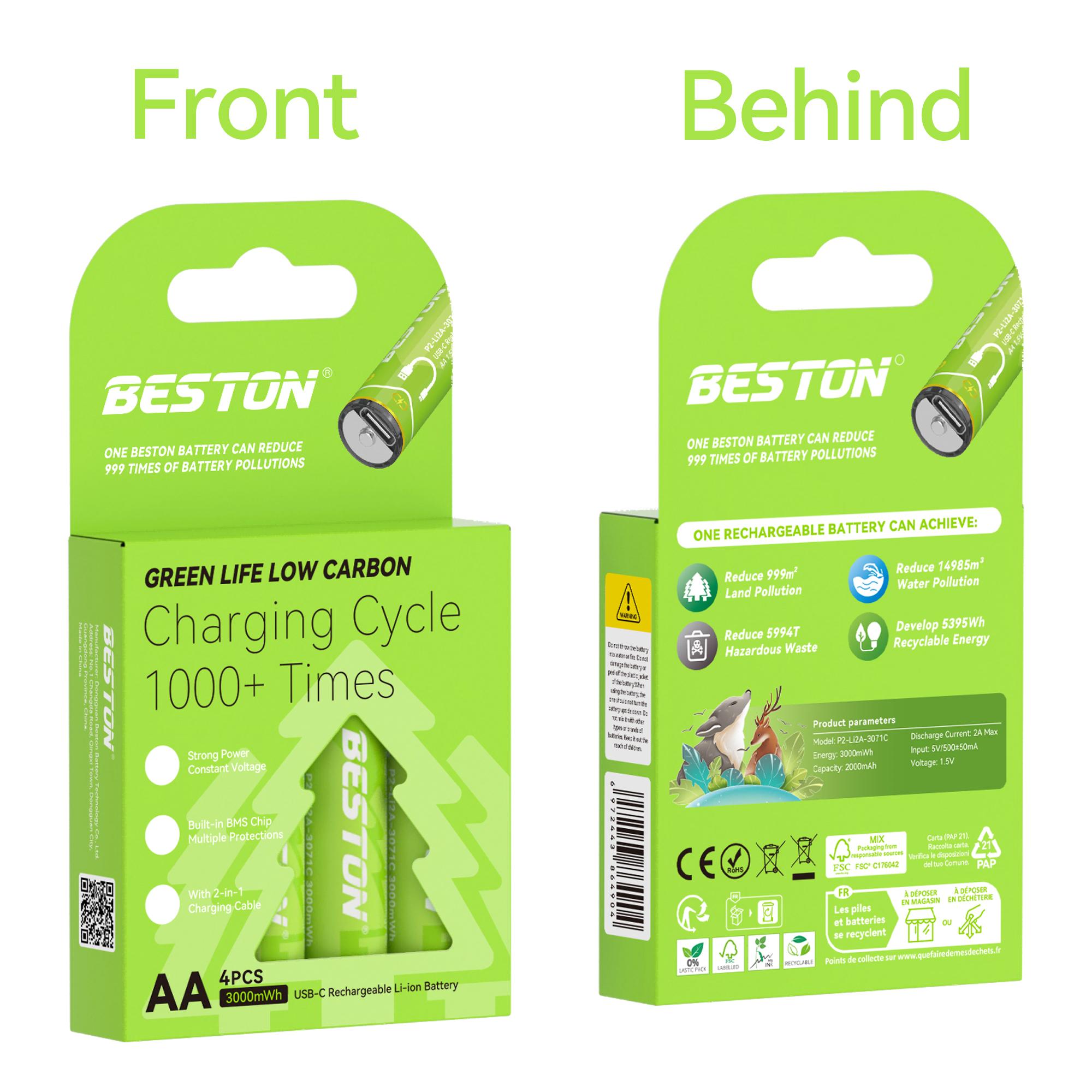 

Новая AA USB Перезаряжаемая Литий-ионная Батарея 1,5 В AA 3000 мВт·ч Литий-ионная Батарея для Игрушки Часов MP3-плеера Термометра Клавиатуры 4 pcs ярко-зеленый