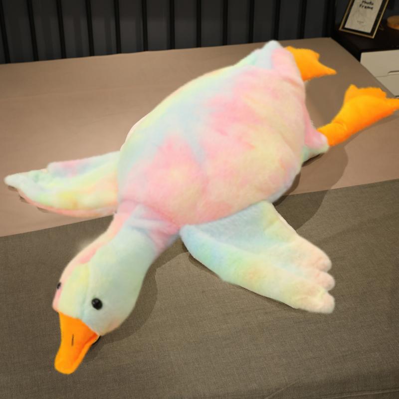 50-190 cm suur pruun kallistus täidisega loom part Kawaii hiiglaslik hani plüüsis mänguasi magamispadi Suur pehme nukupeo kingitus poistele tüdrukutele