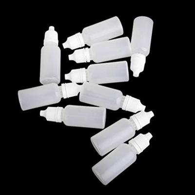10Pcs/Set Generic 10ml Empty Plastic Squeezable Dropper Bottles