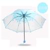 Transparent Summer Flower Folding Umbrella Triple Fold Apollo Cherry Blossom Umbrella
