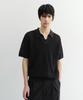 Deonseuteupomaen Chunky Polo Knit_Unisex_Udsw6B126_Black