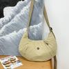 Solid Button Color Dumpling Wrap Kids Casual Shoulder Bag Trendy Outings Light