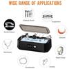 Yousheng Ultrasonic Jewelry Ring Cleaner 650ml Large Capacity Ultrasonic Cleaning Machine 3 Time Modes Professional Ultrasonic Cleaner