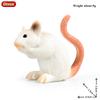 Oenux Wild Animals Simulation Rodent Marmot Mouse Model Squirrel Rat Chinchilla Action Figure Figurine Collection Cute Kid Toy