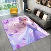 Cartoon Frozen Elsa Princess Girl Carpet Rug for Playroom Bedroom Living Room Sofa Home Decor,kid Area Rug Non-slip Floor Mat