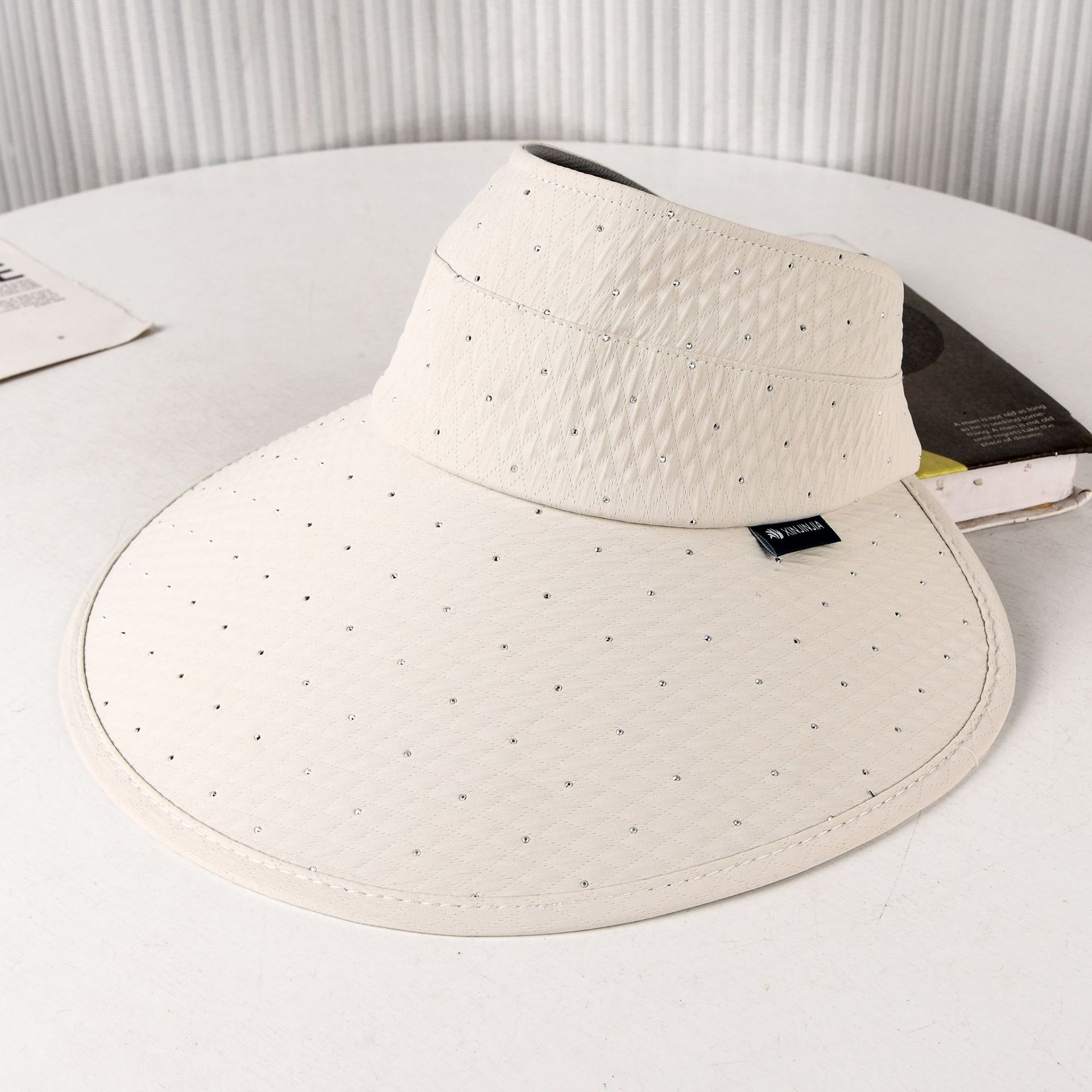 

Large brim vinyl sun hat children s summer versatile UV protection beach hat foldable sun hat