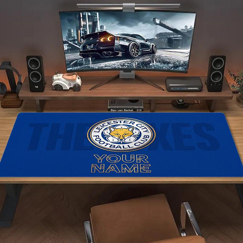 Leicester City Football Club Print Cushion Non-slip Laptop Tablet Big Mousepad XXL Mat Mini PC Playmat With Lock edge