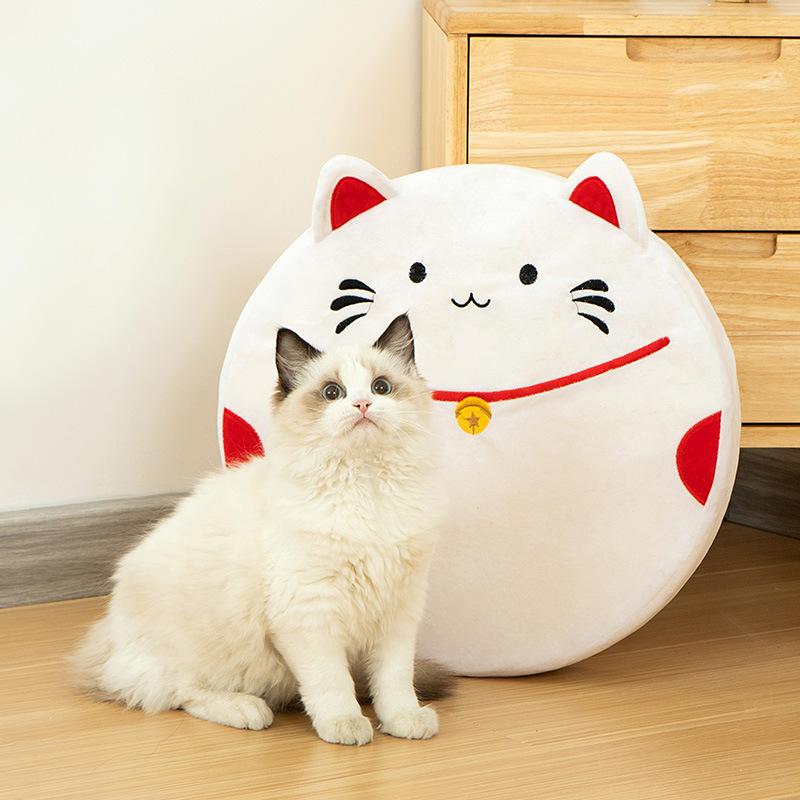 Abnehmbare und waschbare Wintermatte für Katzen, Schlafmatte für Kätzchen, Haustier-Bodenmatte, kleine Hunde, Hundematratze, Katzennest, bissfest