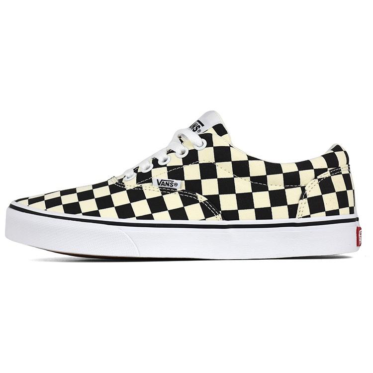 Vans Doheny Lace Up Checkboard  Black Yellow  Men s VN0A3MTFIB8 EU 41