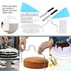 33Pcs Kitchen Cake Decorating Turntable Rotating Base with Scraper Pastry Nozzle Set Baking Tool