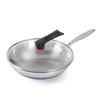 ZISIZ Stainless Steel Chinese Wok with Lid