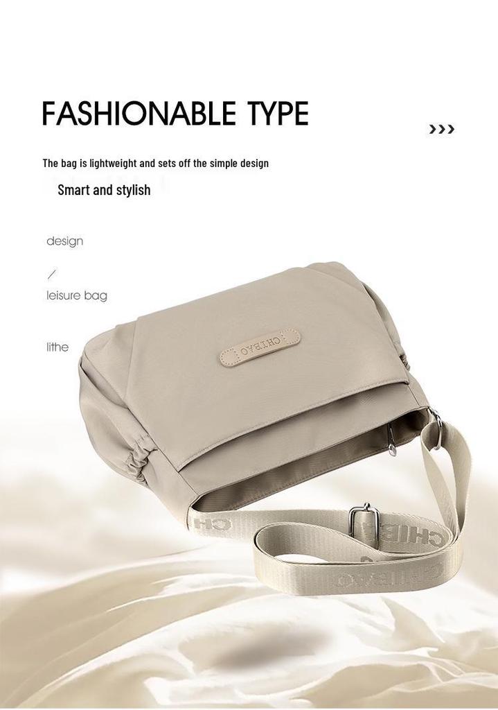 2026 Women's Lightweight Nylon Crossbody Bag - Large Capacity, Casual & Versatile for Commuting and Fashion.