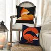 Twin Impression Color Pattern Cushion Cover Silky Elegant Comfort Sofa Bed Invisible Zipper Beach Pillowcase