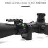 Bubble Level Mount Rings Adapter Scope Tube Sight Long-range Outdoors High-visibility Green Fluid Hiking