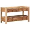 TV Stand in Brown 83 x 33 x 46 cm Solid Upcycled Wood
