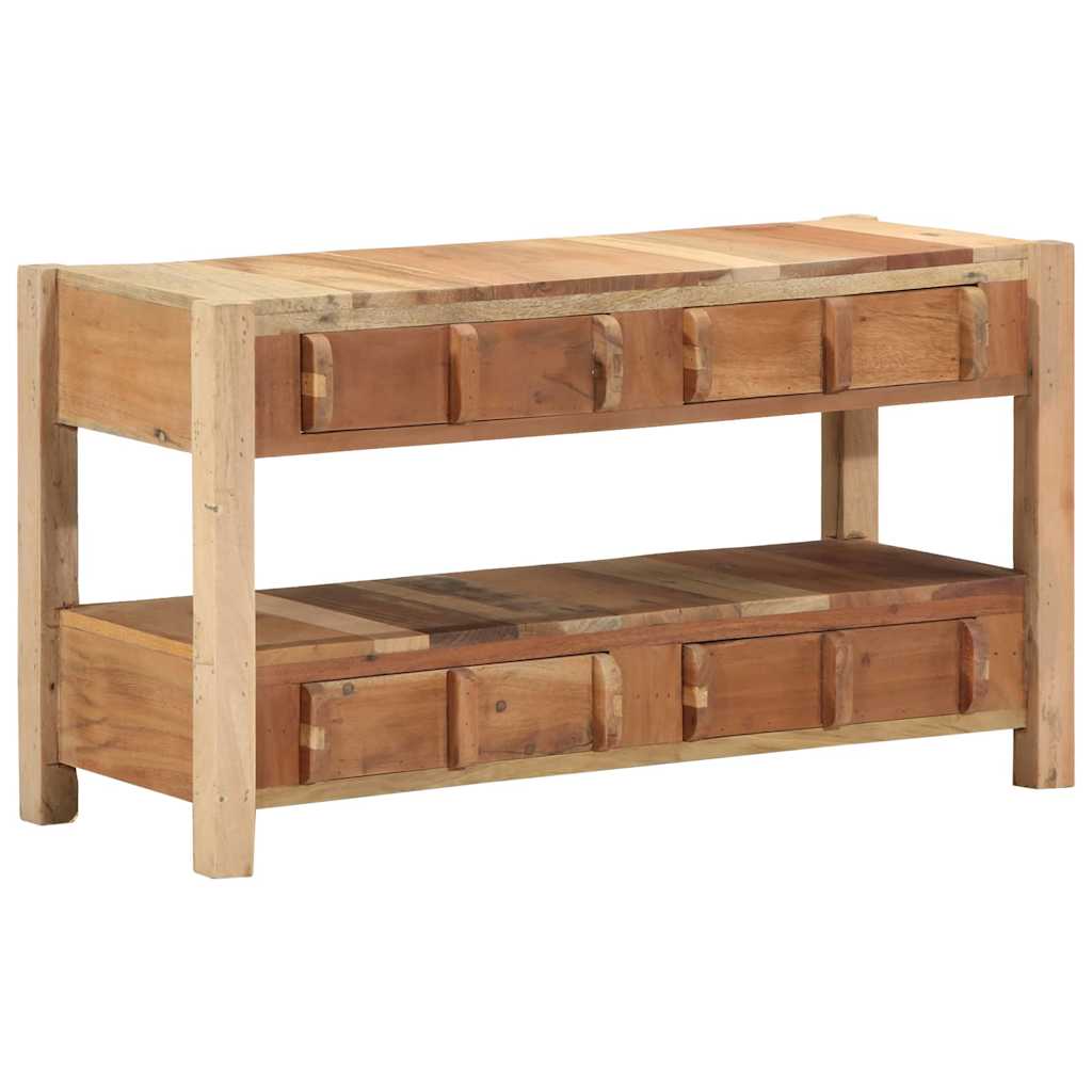 TV Stand in Brown 83 x 33 x 46 cm Solid Upcycled Wood