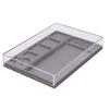 Watch Parts Organizer Watch Movement Tray Acrylic Dust Cover Parts Storage Box for Repair Crafting