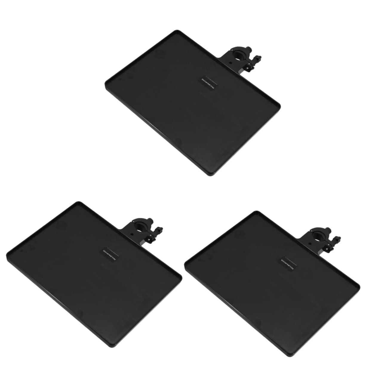 SEWACC Microphone Stand Tray Set 3 Pieces Microphone Holder Sheet Music Stand Small Item Musical Instrument Stand Live Recording