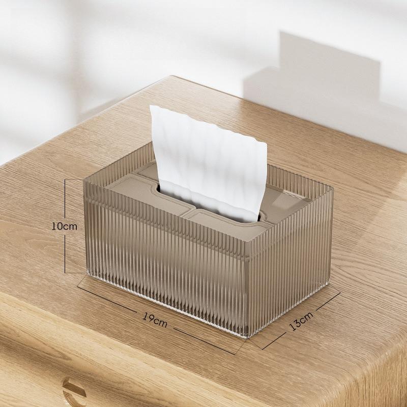 Cream Wind Tissue Box Living Room High-end Light Luxury Creative Paper Draw Box Tea Table Multifunctional Tissue Storage Box