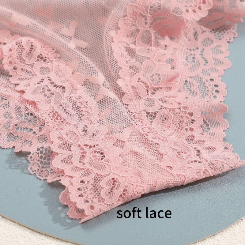 FINETOO 2 BUC./SET Femei Chiloți din dantelă Lenjerie moale Lenjerie respirabilă Bumbac Lenjerie confortabilă Perspectivă