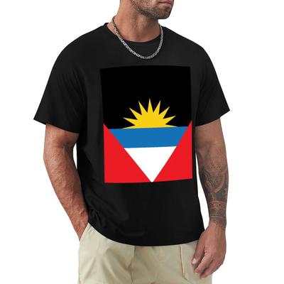 Antigua and Barbuda National Flag TShirt Summer Shirt Custom Tshirts Mens Clothes