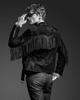 Black Jacket For Men Suede Leather Jacket Biker Motorcycle Genuine Stylish