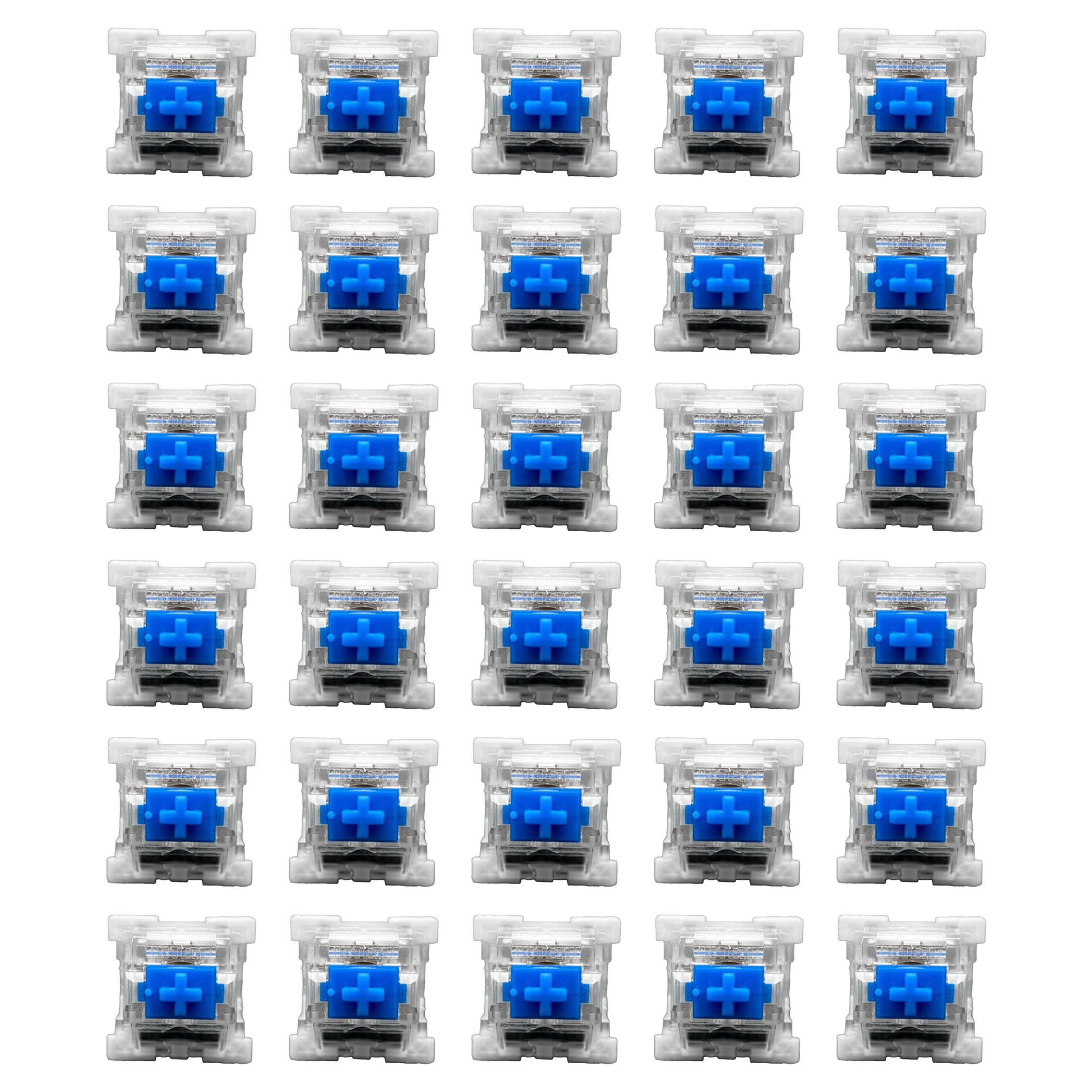 

Felimoa Key Switches for Gaming Keyboards, Replacement Switches for Mechanical Keyboards, Pack of 30 (Blue Switches)