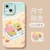 Apple 16promax Mobile Phone Case iPhone15pro Cute 14 SpongeBob SquarePants 13 Patrick Star 12 Cartoon 11